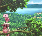 homura watching the village